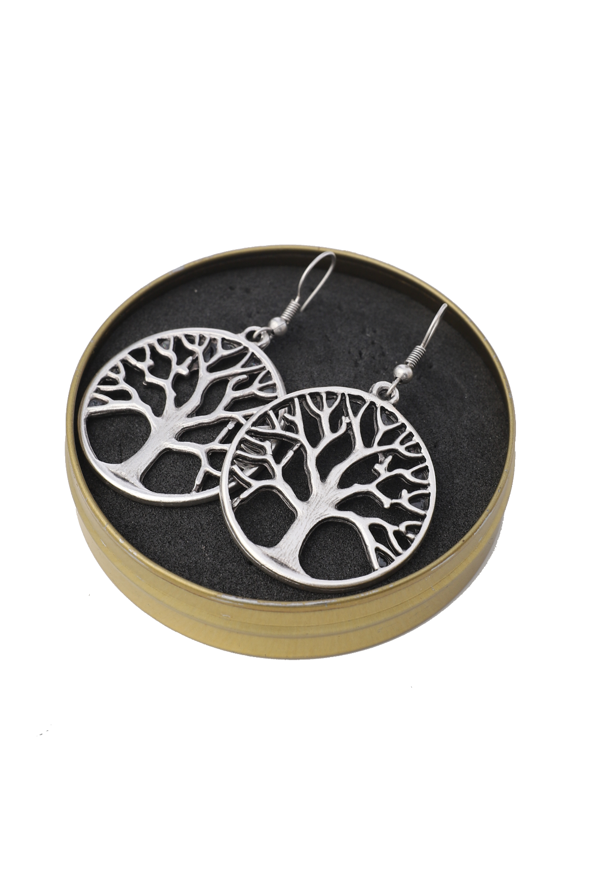 Tree of Life Silver Plated Earrings