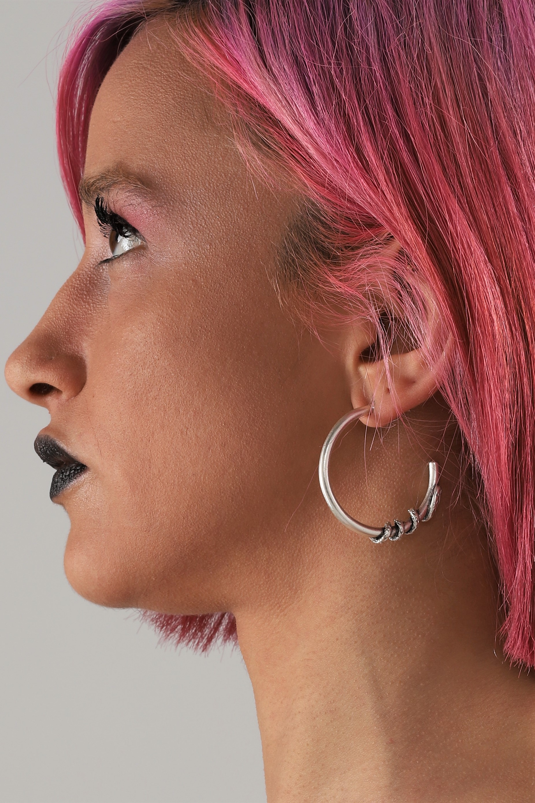 Antique Silvertone Women Earrings
