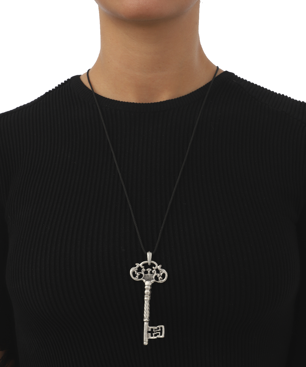Silver Plated Key Necklace That Open the Gates of Luck and Love