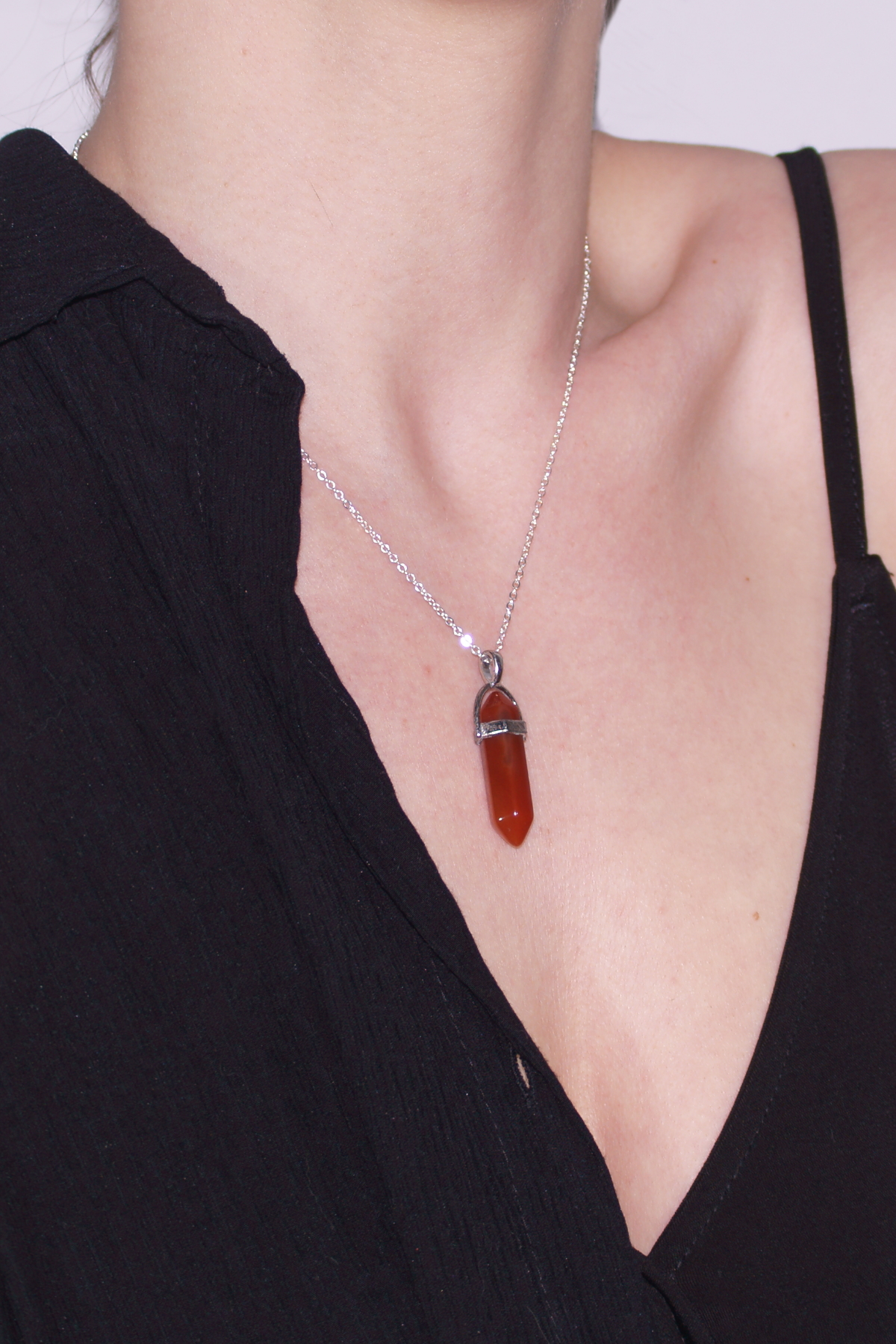 Agate Natural Stone Necklace