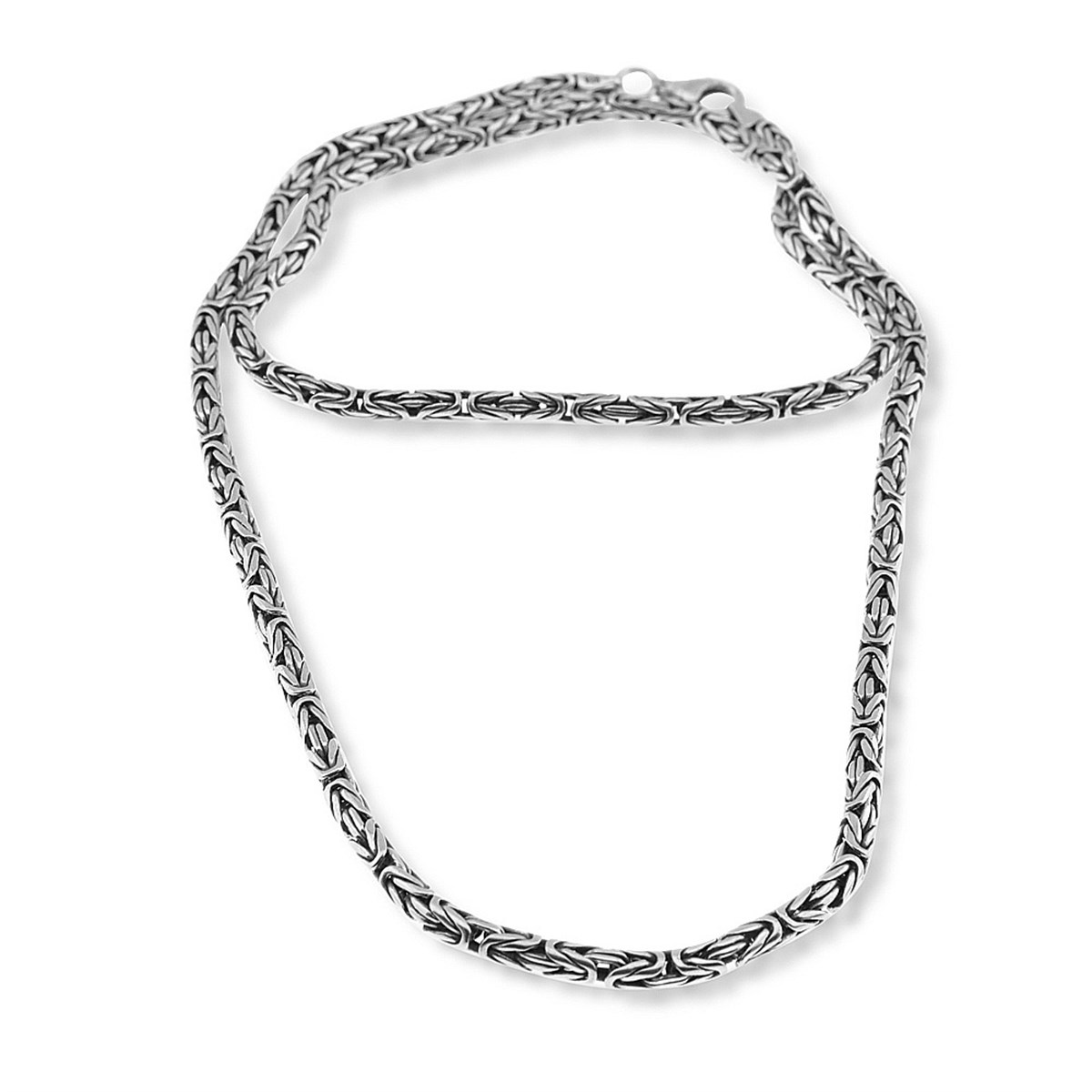 Neck Collar Silver King Chain Men's Necklace (55 Cm)