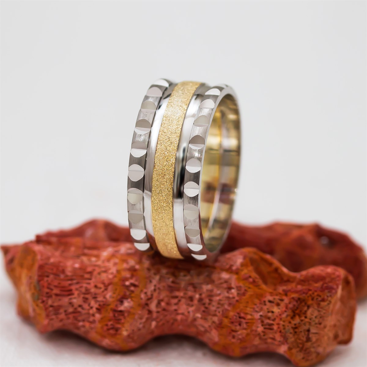 Unisex Sterling Silver Wedding Ring