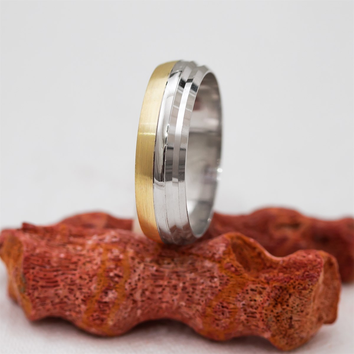 Unisex Sterling Silver Wedding Ring