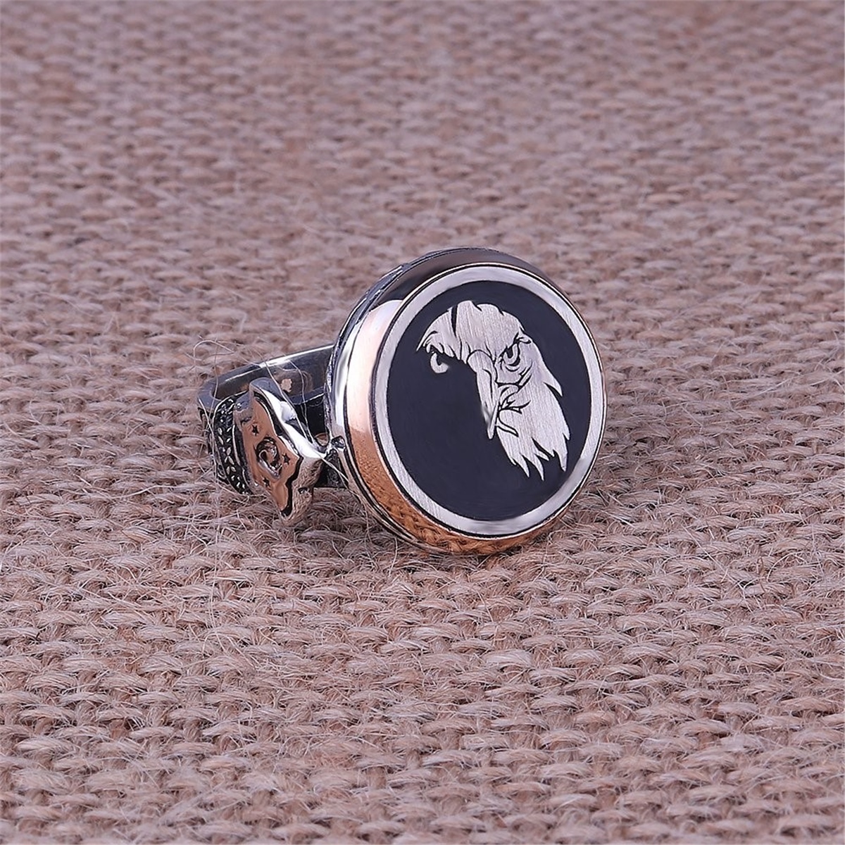 Eagle Motif 925 Sterling Silver Ring