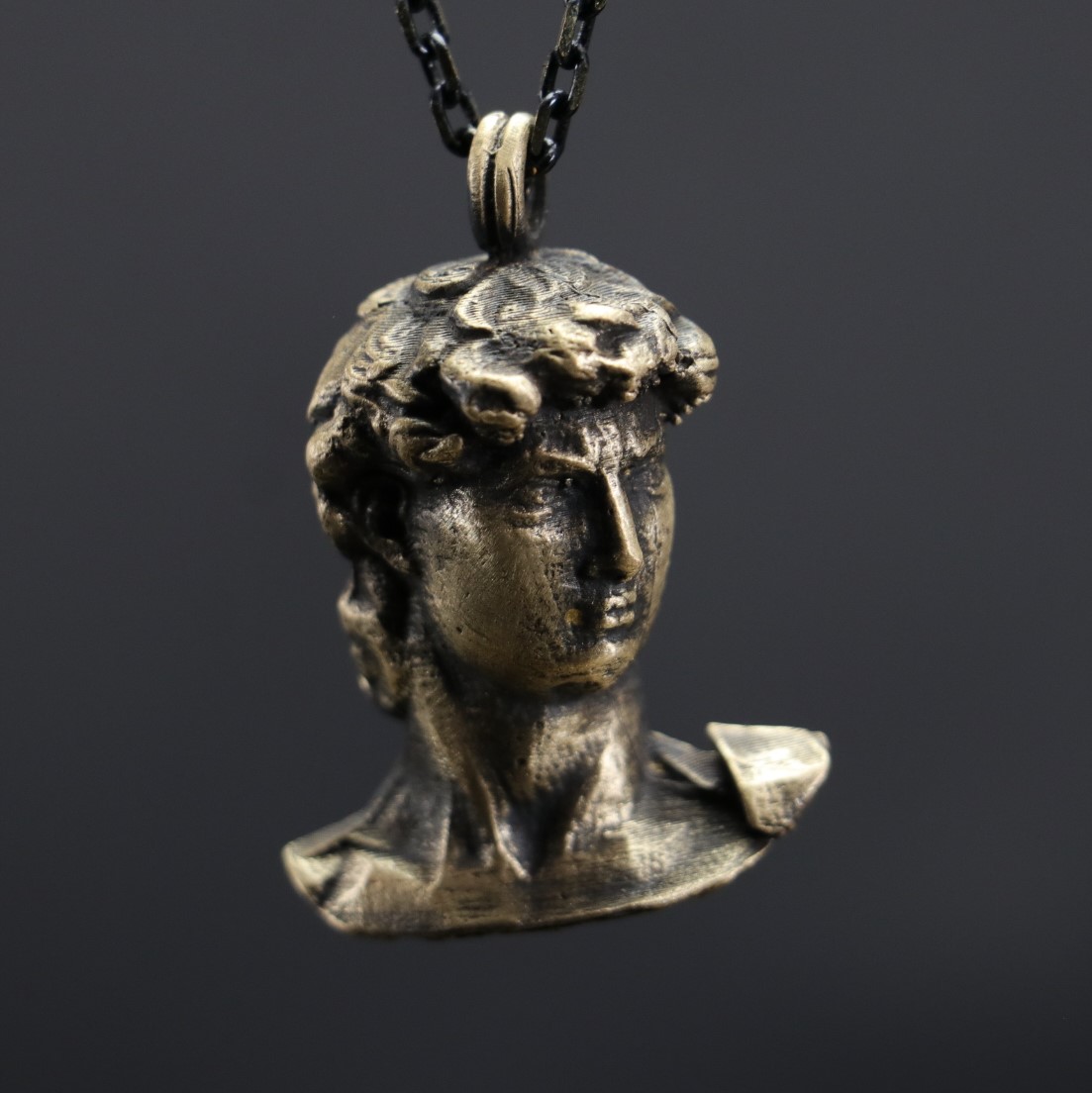 David Michelangelo Bust Necklace