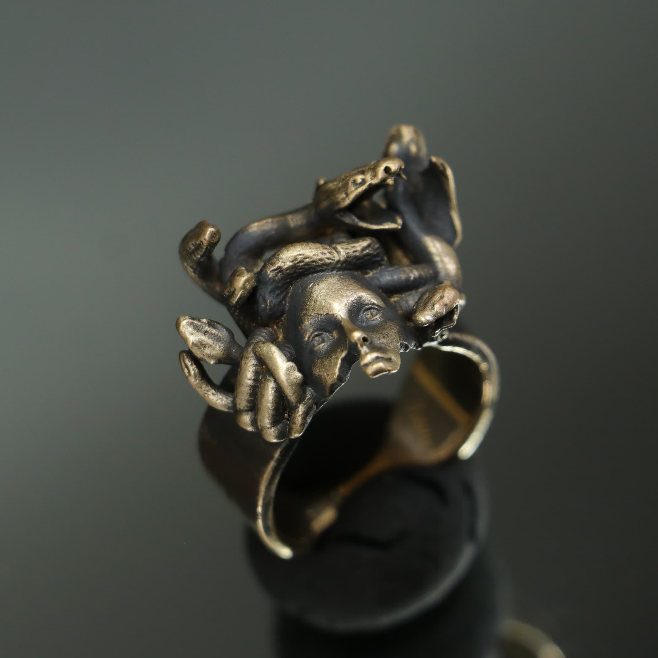 Handmade Medusa Ring