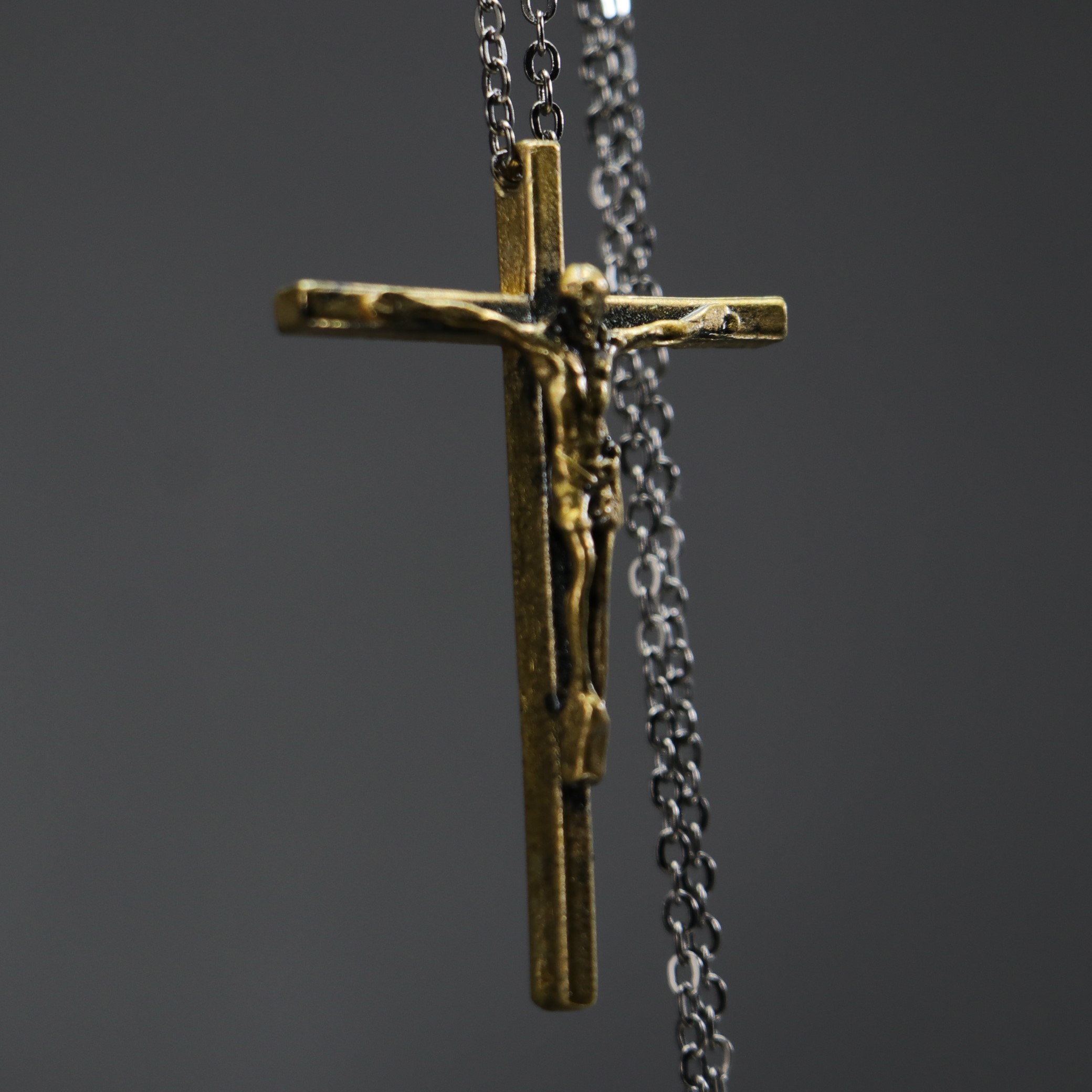 Handmade Antique Jesus Cross Necklace ( Jesus )