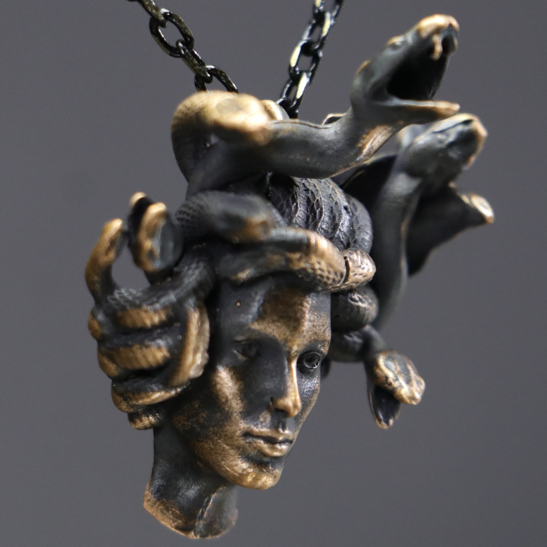 Handmade Medusa Necklace