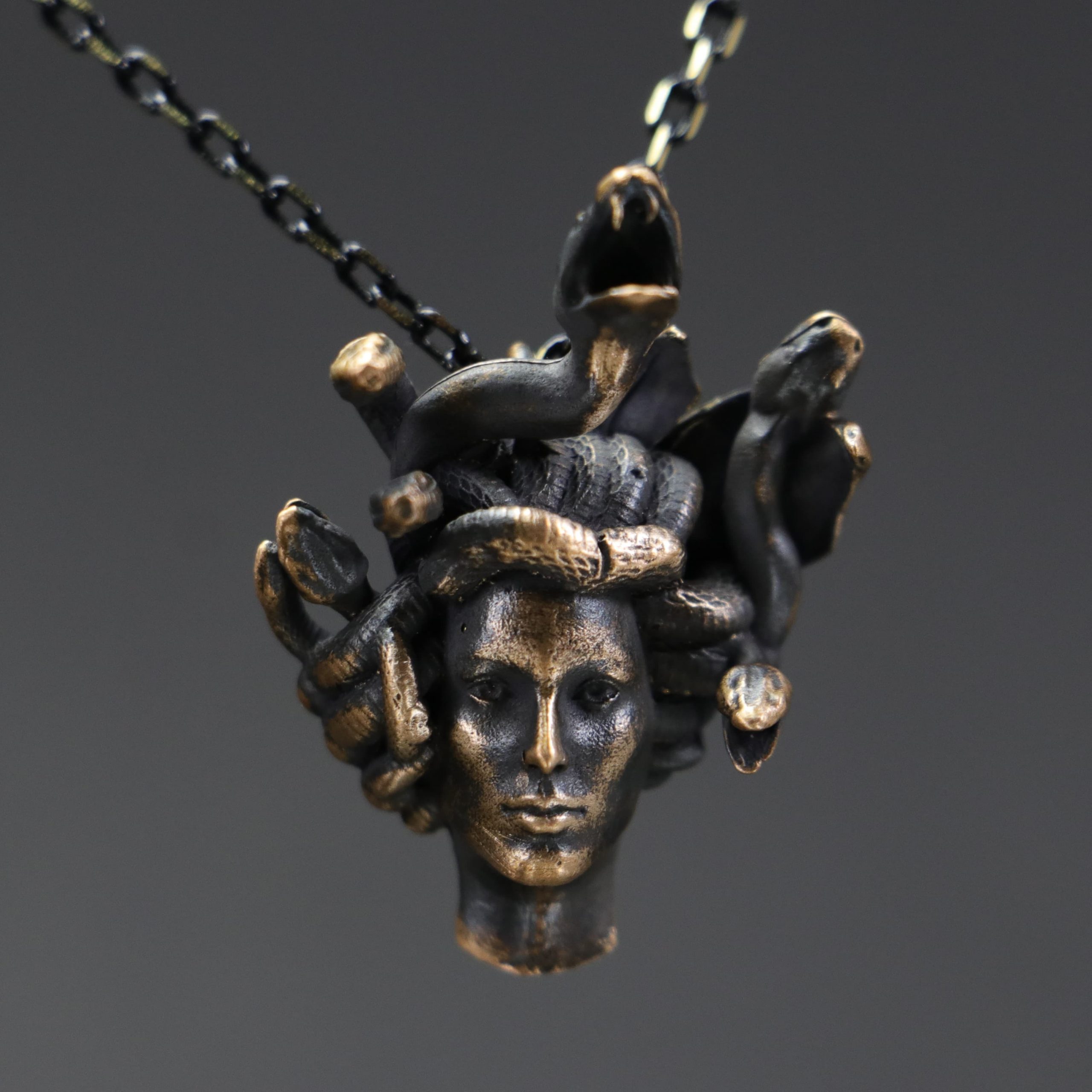 Handmade Medusa Necklace
