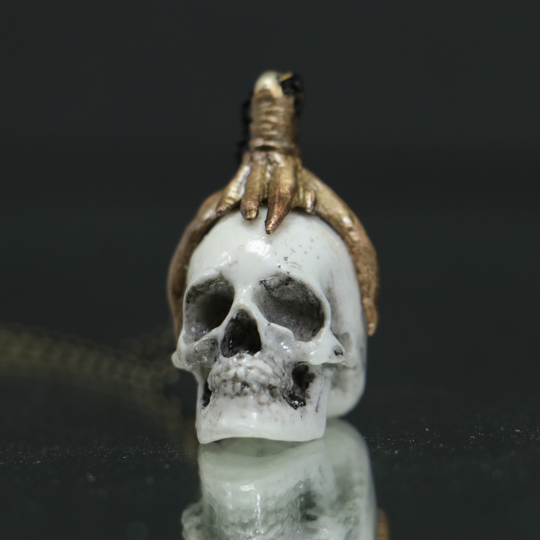 Marble Skull Men's Necklace