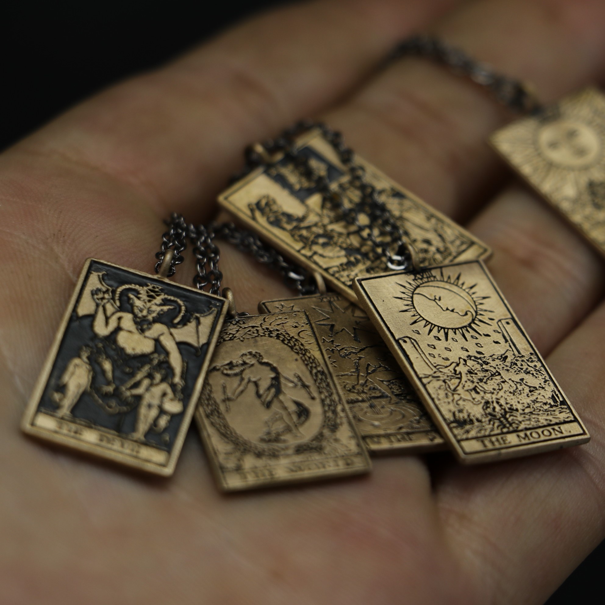 The Death Tarot Card Necklace
