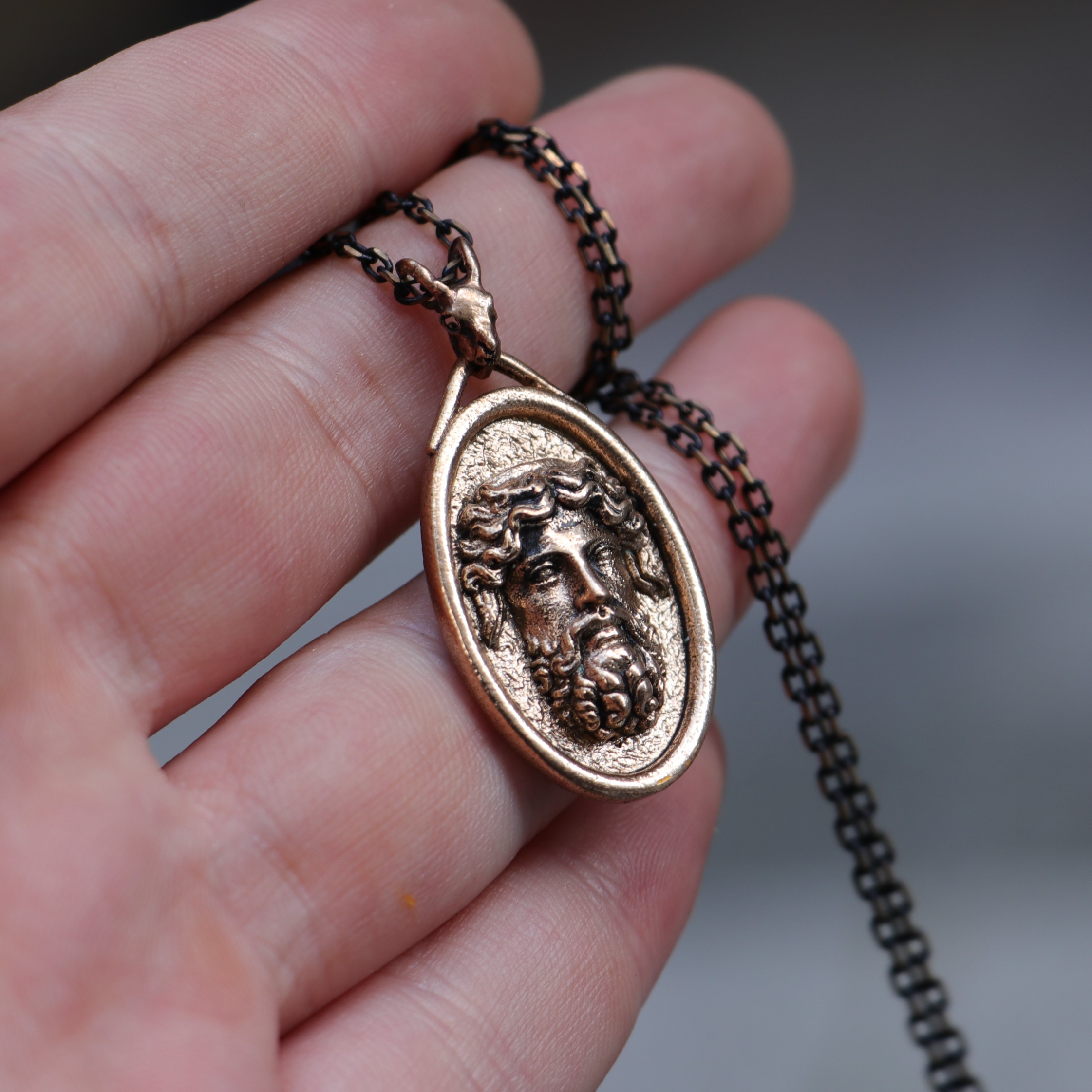 Zeus Medallion Necklace